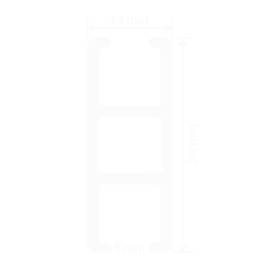 A6802 | cubicle rail | Thomas Regout B.V.